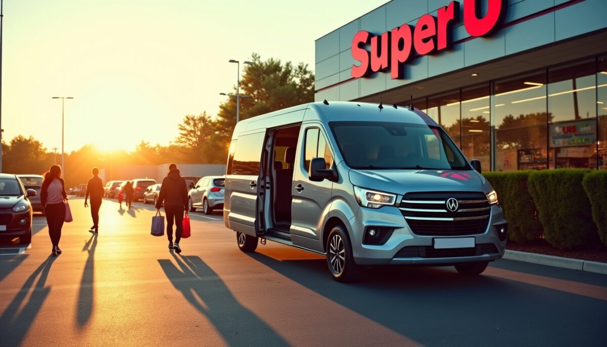 Quel est le tarif de location d’un minibus 9 places chez Super U ?